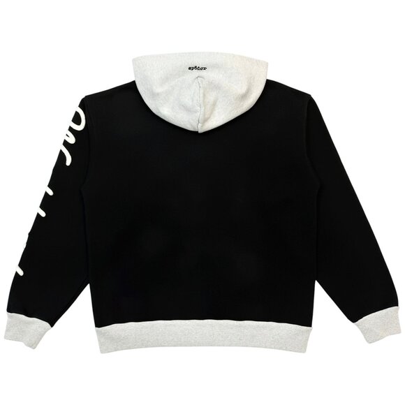 Sp5der Triple 5 Stitch Full Zip Hoodie Sweatshirt Black | Spider Worldwide - Picture 2 of 7